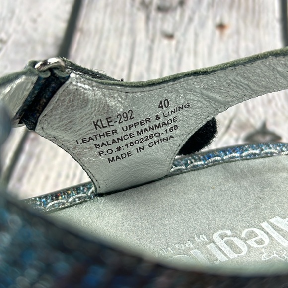 ALEGRIA 🦋 KLEO GLIMMER GLAM Iridescent Diamond Buckles Adjustable Sandals - Picture 12 of 17